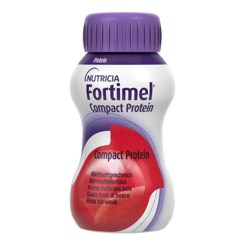 Nutricia fortimel compact protein gusto frutti di bosco 4 bottiglie da 125 ml