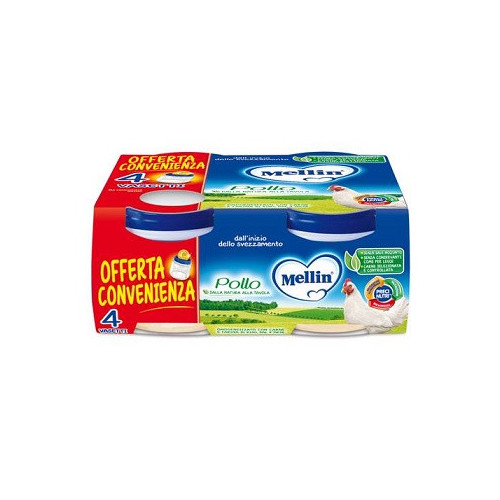 Mellin Omogeneizzato Pollo 4x80 g