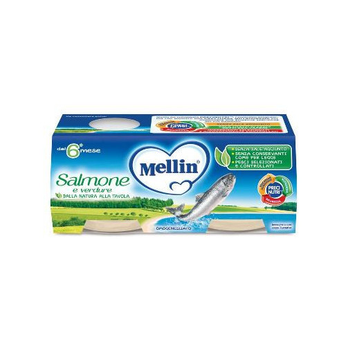 Mellin omogeneizzato salmone 2 x 80 g
