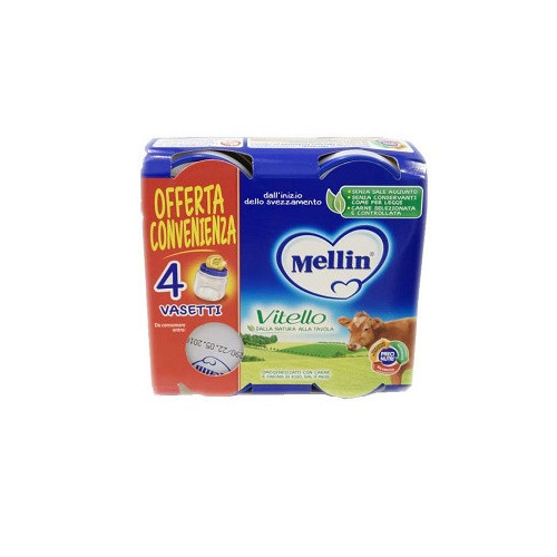 Mellin omogeneizzato vitello 4 pezzi x 80 g
