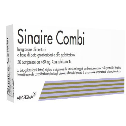 Sinaire Combi 30 Compresse | Sollievo da Gonfiore e Gas Intestinali