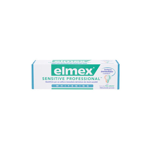 Elmex sensitive professional whitening dentifricio 75 ml - Dentifricio per Denti Sensibili e Sbiancamento