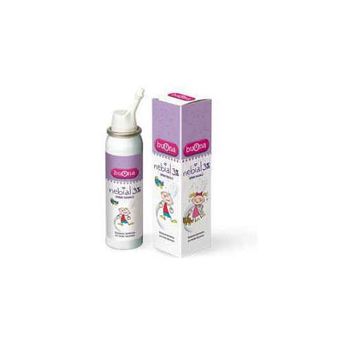 Nebial soluzione salina ipertonica di sodio cloruro al 3% con acido ialuronico spray nasale 100 ml