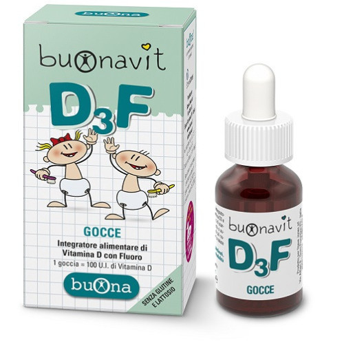 Buonavit D3F 12 ml – Vitamina D3 e Vitamina F per Bambini