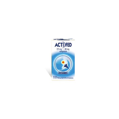 Actifed 12 Compresse 2,5 mg - Sollievo da Raffreddore e Congestione Nasale