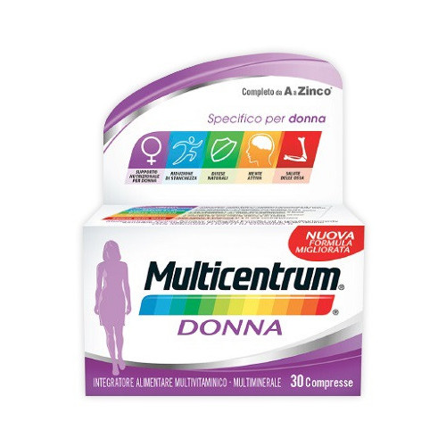 Multicentrum Donna 30 Compresse - Integratore Multivitaminico Specifico per Donne