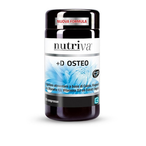 Nutriva +D Osteo 60 Compresse – Supporto Completo per Ossa Forti e Sane