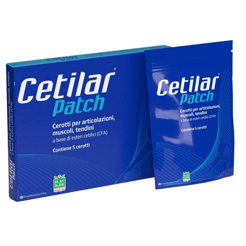 Cetilar Patch Cerotto Monouso Per Articolazioni Muscoli e Tendini 5 Pezzi