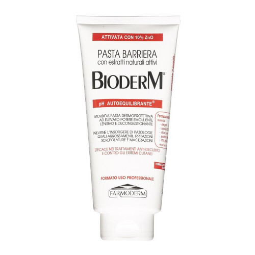 Bioderm pasta barriera traspirante ph autoequilibrante con 10% zinco 300 ml