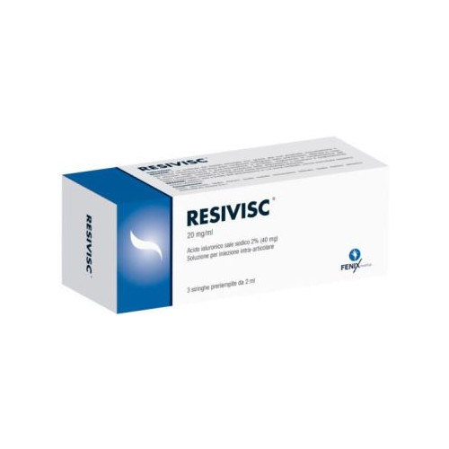 Siringa intra-articolare resivisc acido ialuronico 40 mg 2 ml 3 pezzi