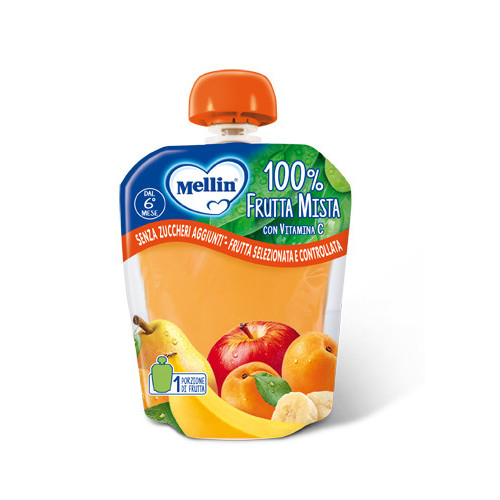 Mellin pouch frutta mista 90 g