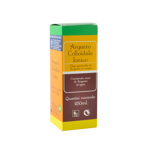 Argento colloidale ionico 40ppm certificato 250 ml