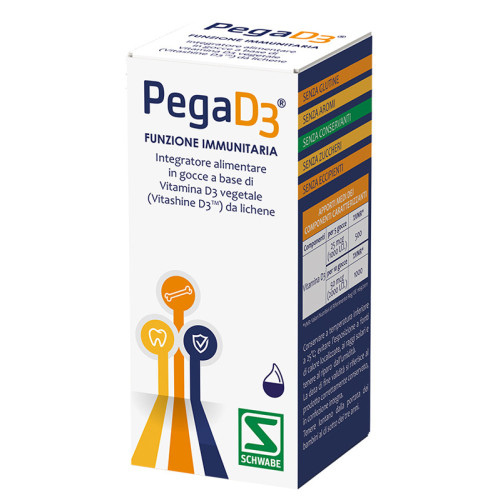 Pegad3 Gocce 20 ml – Integratore di Vitamina D3 per Bambini e Adulti
