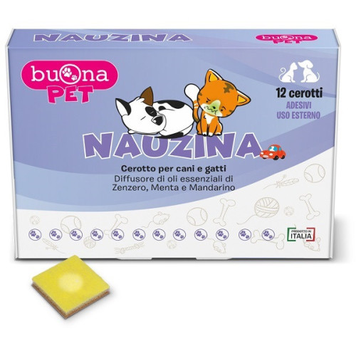 Nauzina cerotto diffusore cani gatti 12 pezzi
