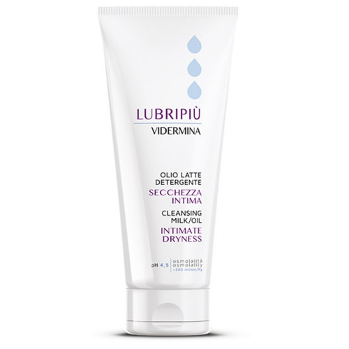 Vidermina lubripiu' olio latte detergente secchezza intima 200 ml