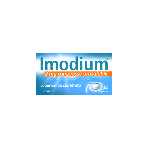 Imodium 12 Compresse Orosolubili 2 mg - Sollievo Rapido dalla Diarrea