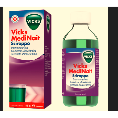 Vicks medinait 0,5 mg/ml + 0,25 mg/ml + 20 mg/ml sciroppo