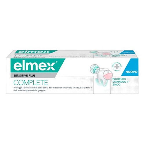 Elmex Sensitive Plus Complete Dentifricio 75ml - Protezione Completa per Denti Sensibili