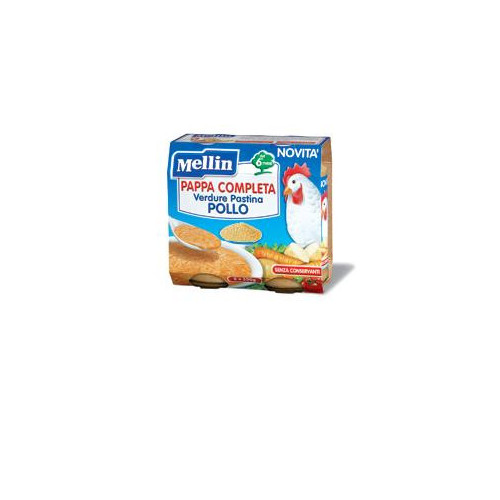 Mellin pappa completa pollo 250 g 2 pezzi