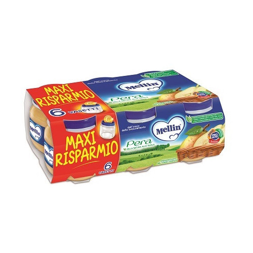 Mellin omogeneizzato pera 100 g 6 pezzi