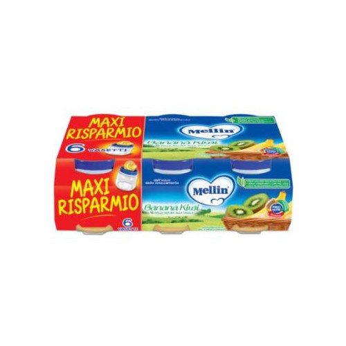 Mellin omogeneizzato banana kiwi 6 x 100 g