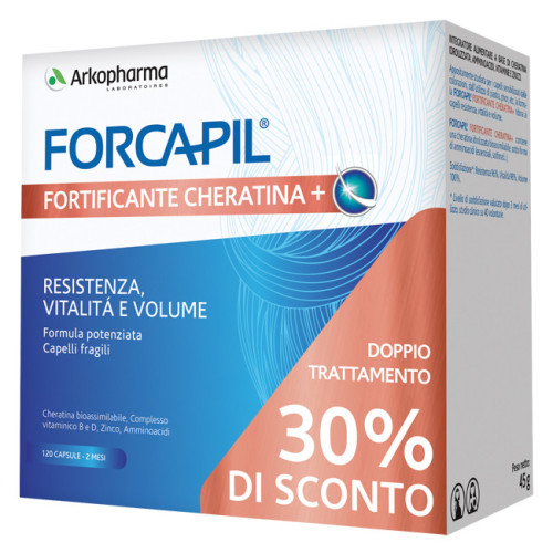 Forcapil Cheratina+ 120 Capsule – Capelli Forti e Vitali | Offerta Speciale