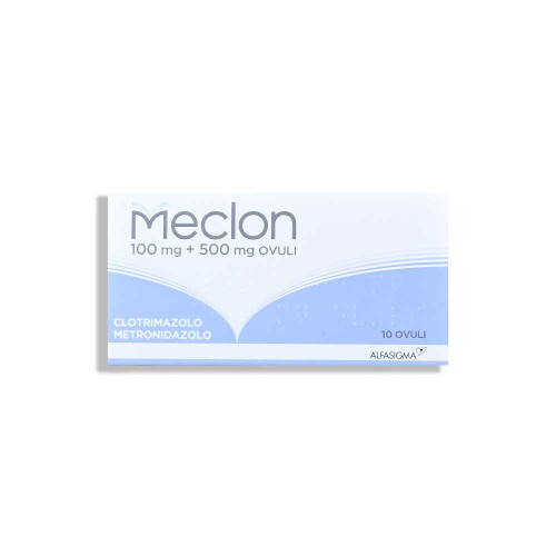 Meclon 10 Ovuli Vaginali 100 + 500 mg - Trattamento delle Infezioni Vaginali