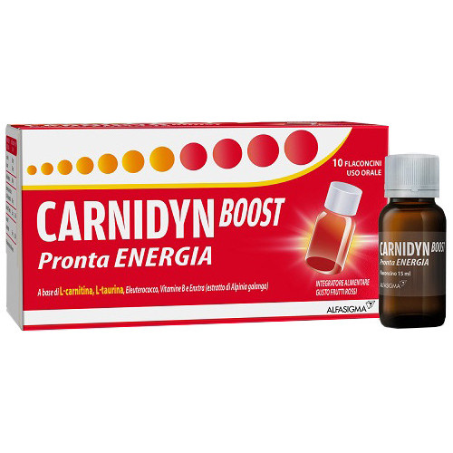 Carnidyn Boost 10 Flaconcini - Energia e Vitalità Quotidiana