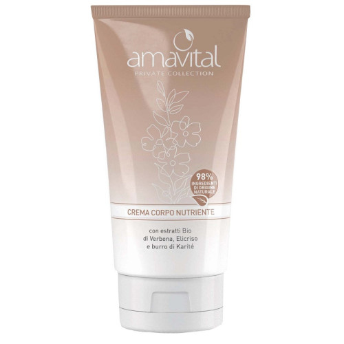 Amavital Private Collection Crema Corpo Nutriente Verbena & Elicriso 150 ml - Idratazione e Freschezza