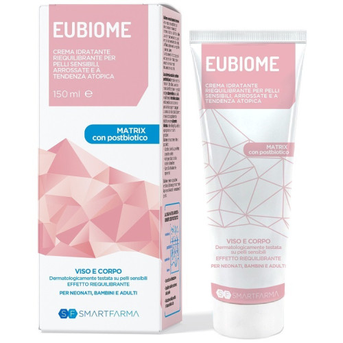 Eubiome crema idratante riequilibrante pelli sensibili arrosssate tendenza atopica 150 ml