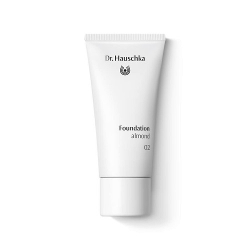 Dr. Hauschka Mallow Foundation 02 Almond 30ml - Fondotinta Naturale per Incarnato Radioso e Uniforme