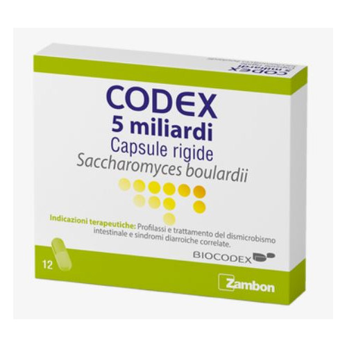 Codex 5 Miliardi 12 Capsule Rigide di Fermenti Lattici Vivi