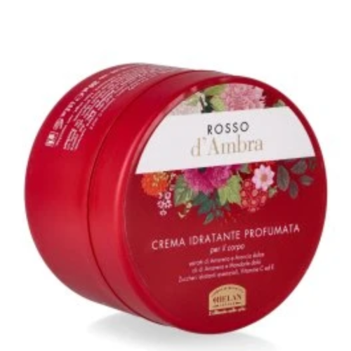 Rosso d'Ambra Crema Idratante Profumata 200 ml - Pelle Morbida e Profumata