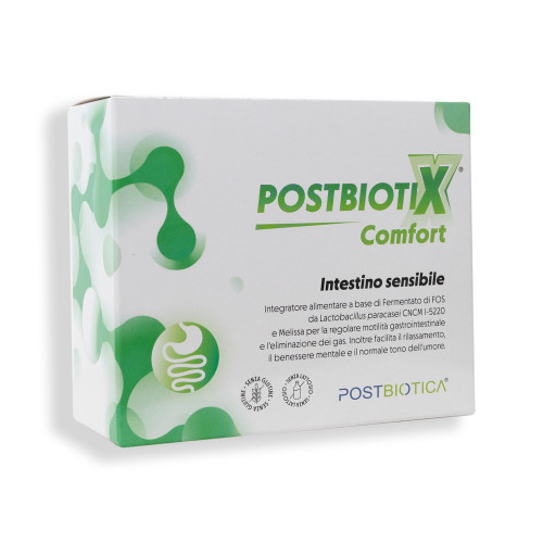 Postbiotix Comfort - 20 Bustine da 4g per il Benessere Intestinale e Digestivo