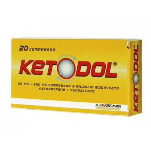 Ketodol 25 mg + 200 mg compresse