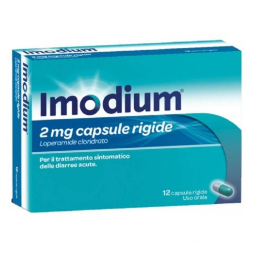 Imodium 12 Capsule 2 mg - Rapido Sollievo per la Diarrea Acuta e Cronica