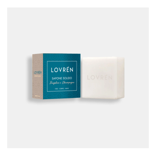 Lovren Dermosapone Solido Fragoline e Champagne 100 g