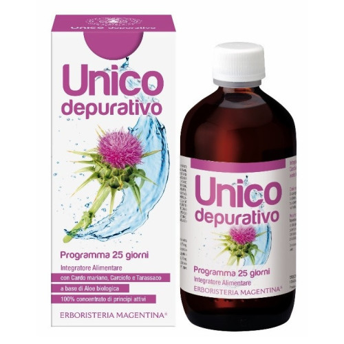 Unico Depurativo 250ml - Detox Naturale | Erboristeria Magentina