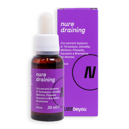 Nure Draining 30 ml - Integratore Drenante per Eliminare i Liquidi in Eccesso