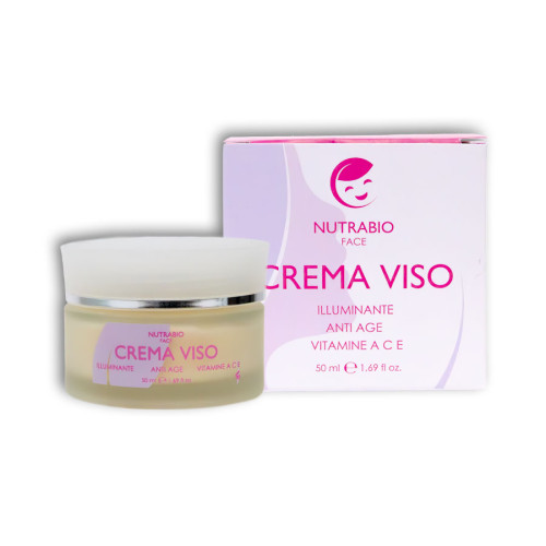 OMAGGIO | Nutrabio Face Crema Viso 50 ml | Illuminante Anti-Age, Vitamine A,C,E | Idratazione e Protezione per la Tua Pelle