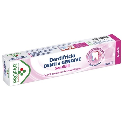 Dentifricio denti e gengive sensibili 75 ml profar