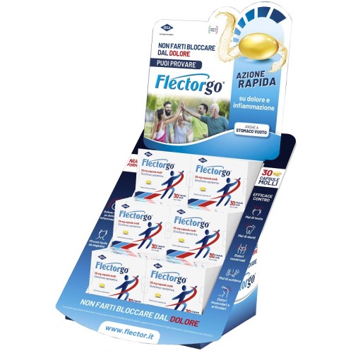 Flectorgo 30 capsule espositore da banco 24 pezzi