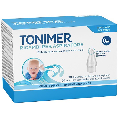 Ricambi aspiratore nasale tonimer 20 pezzi