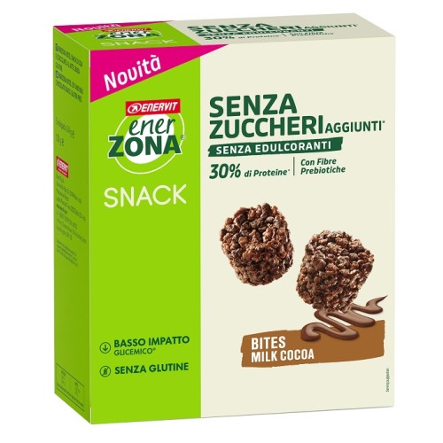 Enerzona bites milk cocoa nas 24 g 5 pezzi