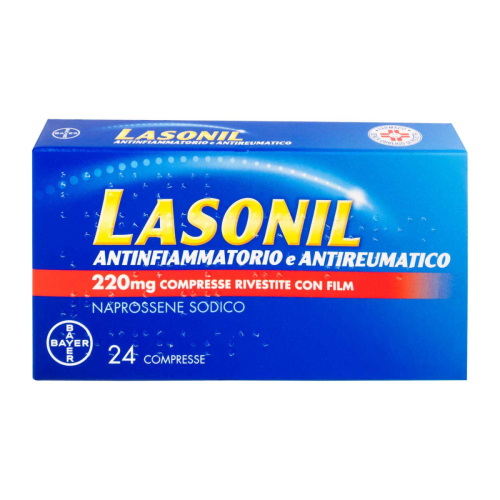 Lasonil Antinfiammatorio e Antireumatico 220 mg 24 Compresse Rivestite