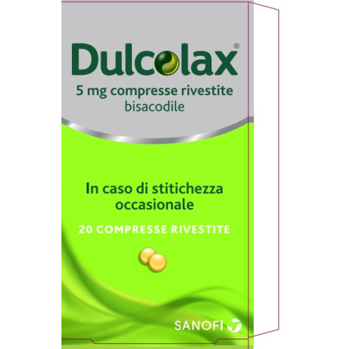 Dulcolax 5 mg - 20 Compresse Rivestite per il Sollievo dalla Stitichezza