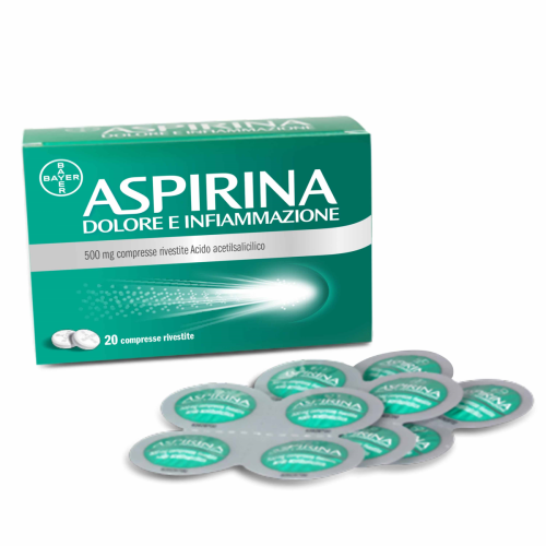 Aspirina dolore e infiammazione 500 mg compresse rivestite estite