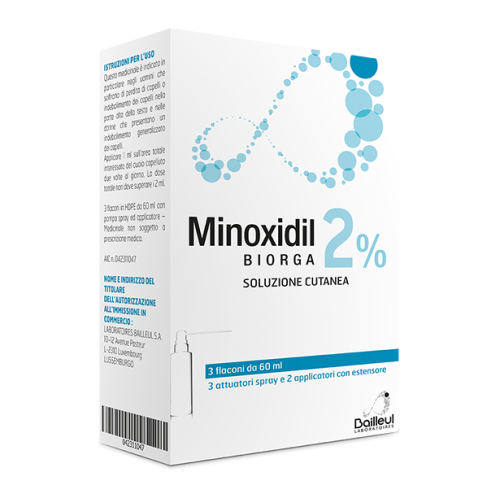 Minoxidil biorga 2% soluzione cutanea
