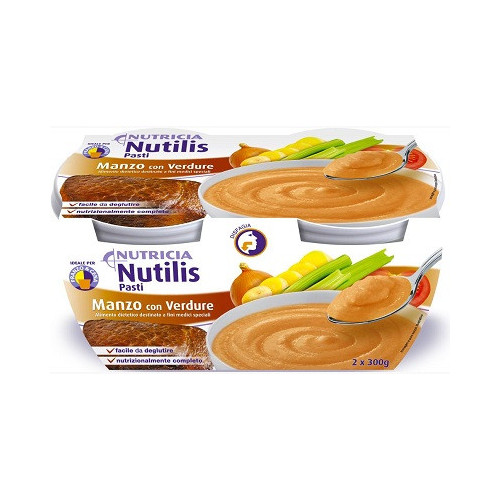 Nutilis pasti manzo con verdure 2 x 300 g